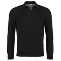 Gran Sasso Tennis Longsleeve Polo Zwart