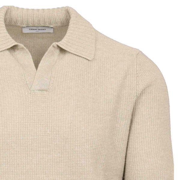 Gran Sasso Tennis Polo Beige