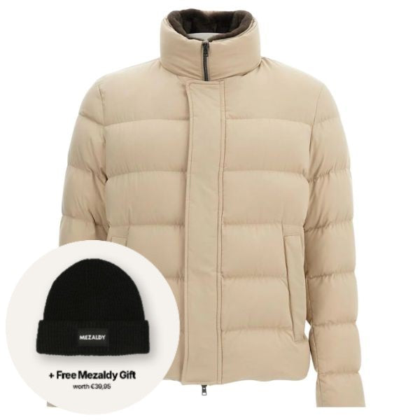 Herno bomberjakke beige