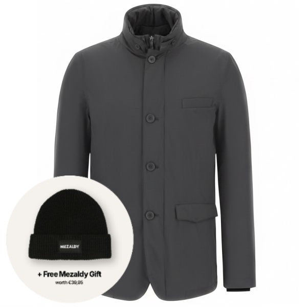 Herno Stand Down Collar Jakke Grå