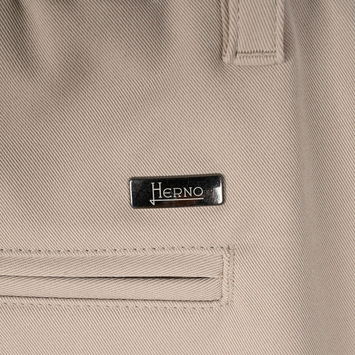 Herno Cotton-Effect Stretch Bukser Beige