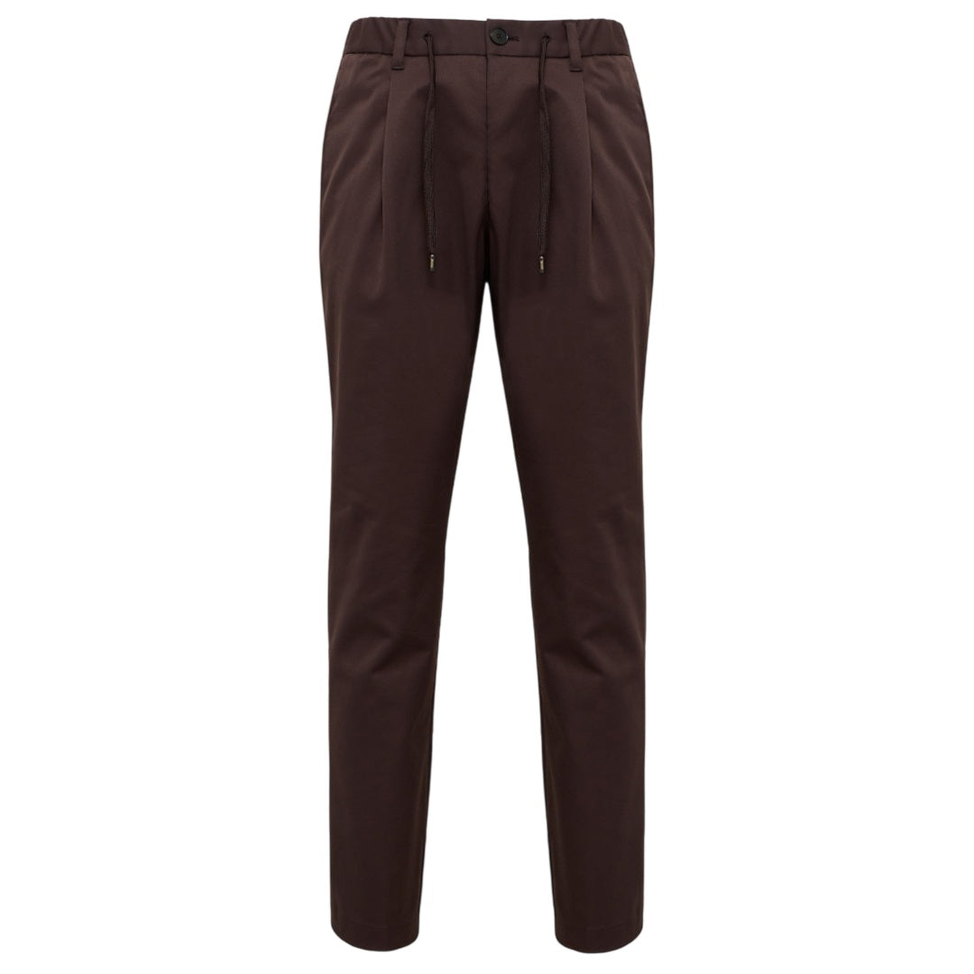 Herno Cotton-Effect Stretch Bukser Brun