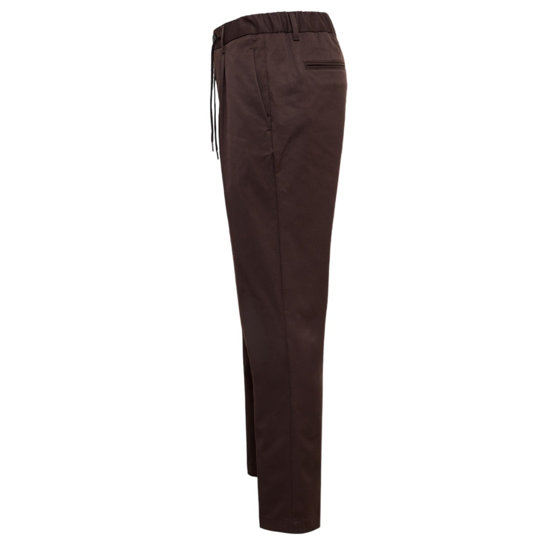 Herno Cotton-Effect Stretch Bukser Brun