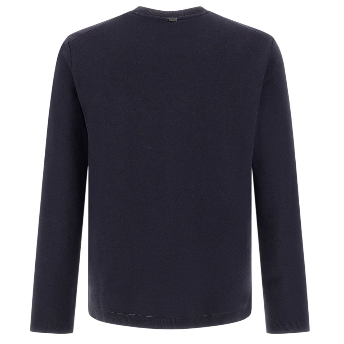 Herno Cotton & Cashmere Langærmet T-shirt Navy