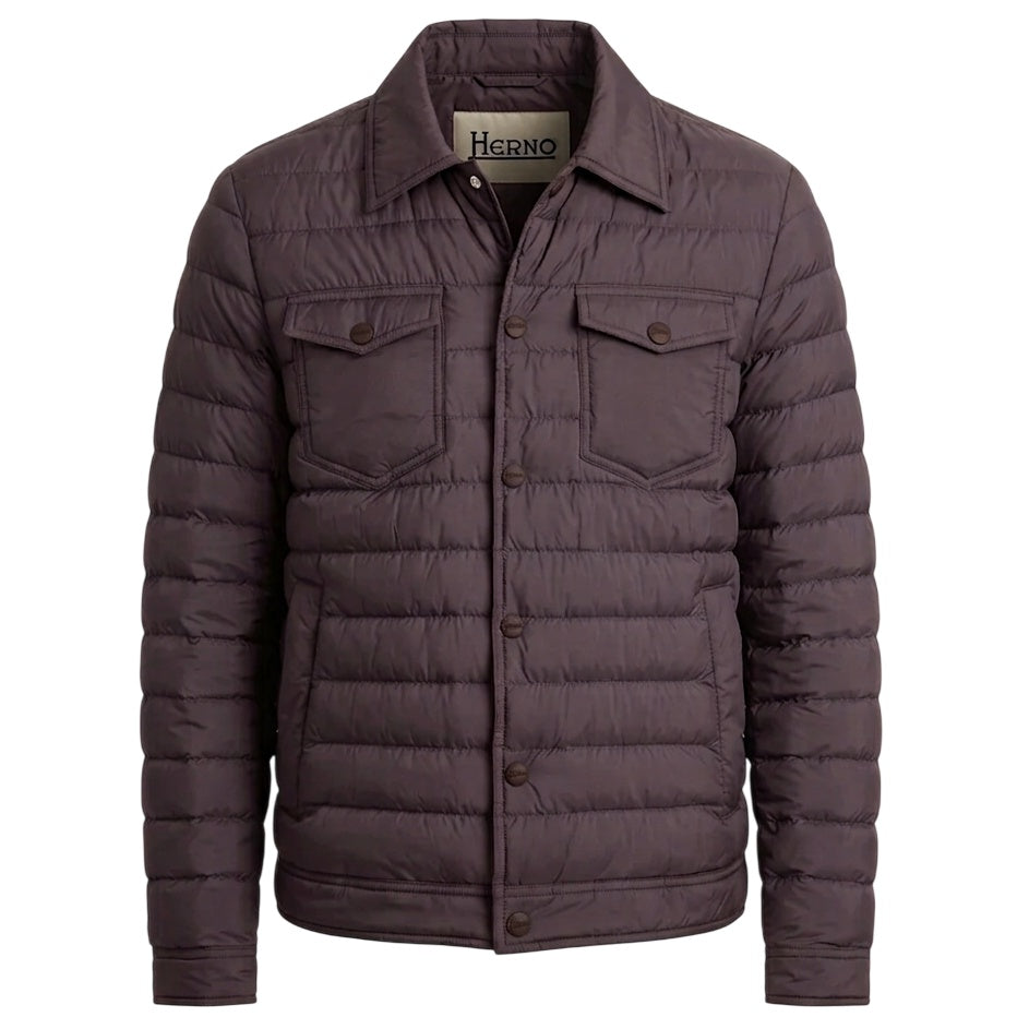 Herno Legend Denim Jakke Brun
