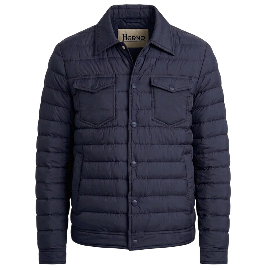 Herno Legend Denim Jakke Navy