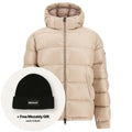 Herno Shiny Quilted Puffer Beige