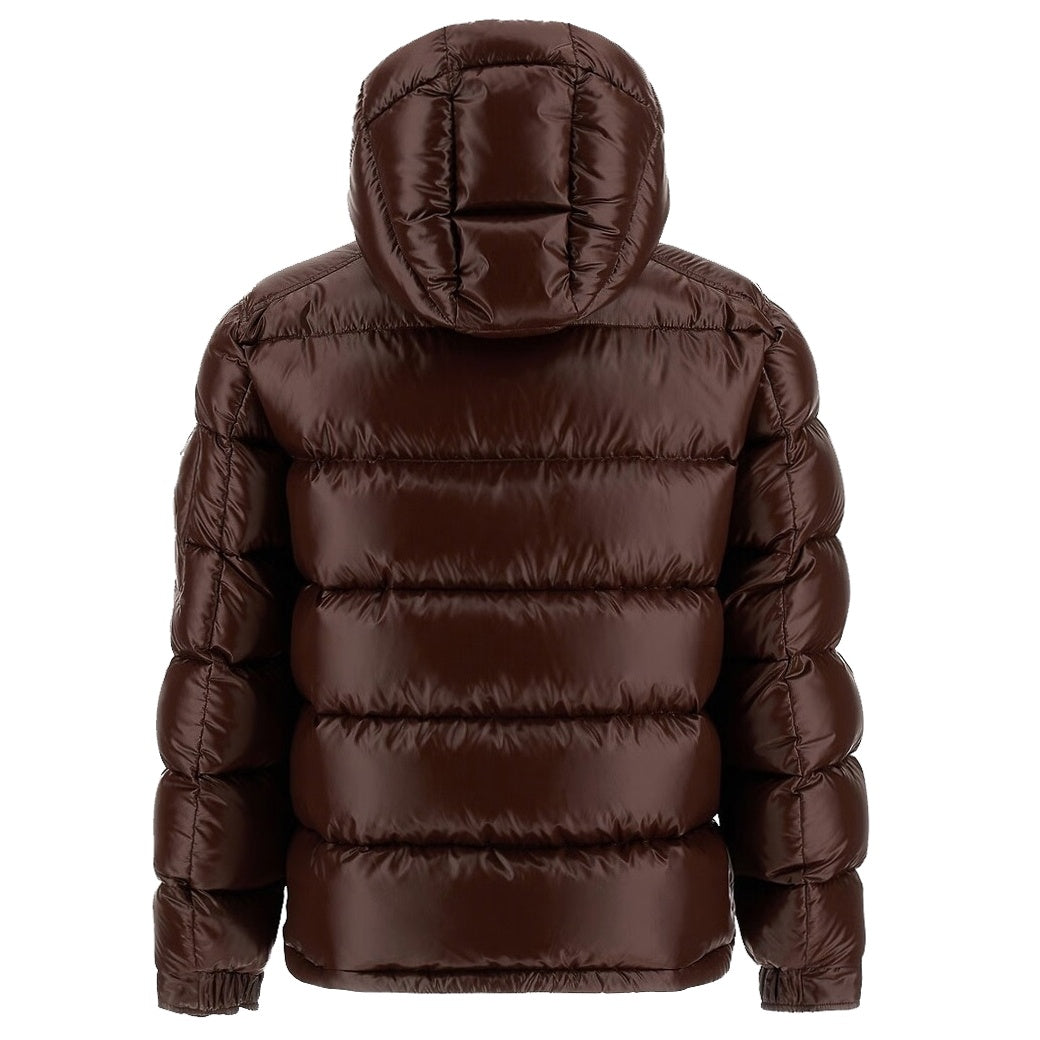 Herno Shiny Quilted Puffer Brun
