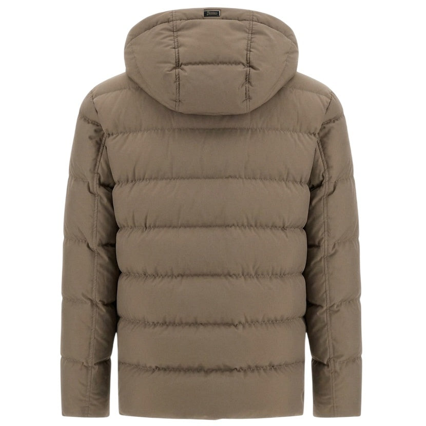 Herno Super-Matt Monogram Parka Brun