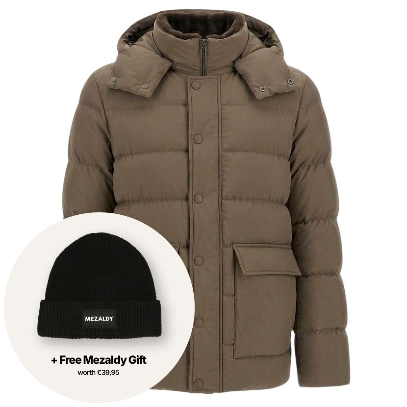Herno Super-Matt Monogram Parka Brun