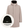 Herno Twill Fur Parka Grå
