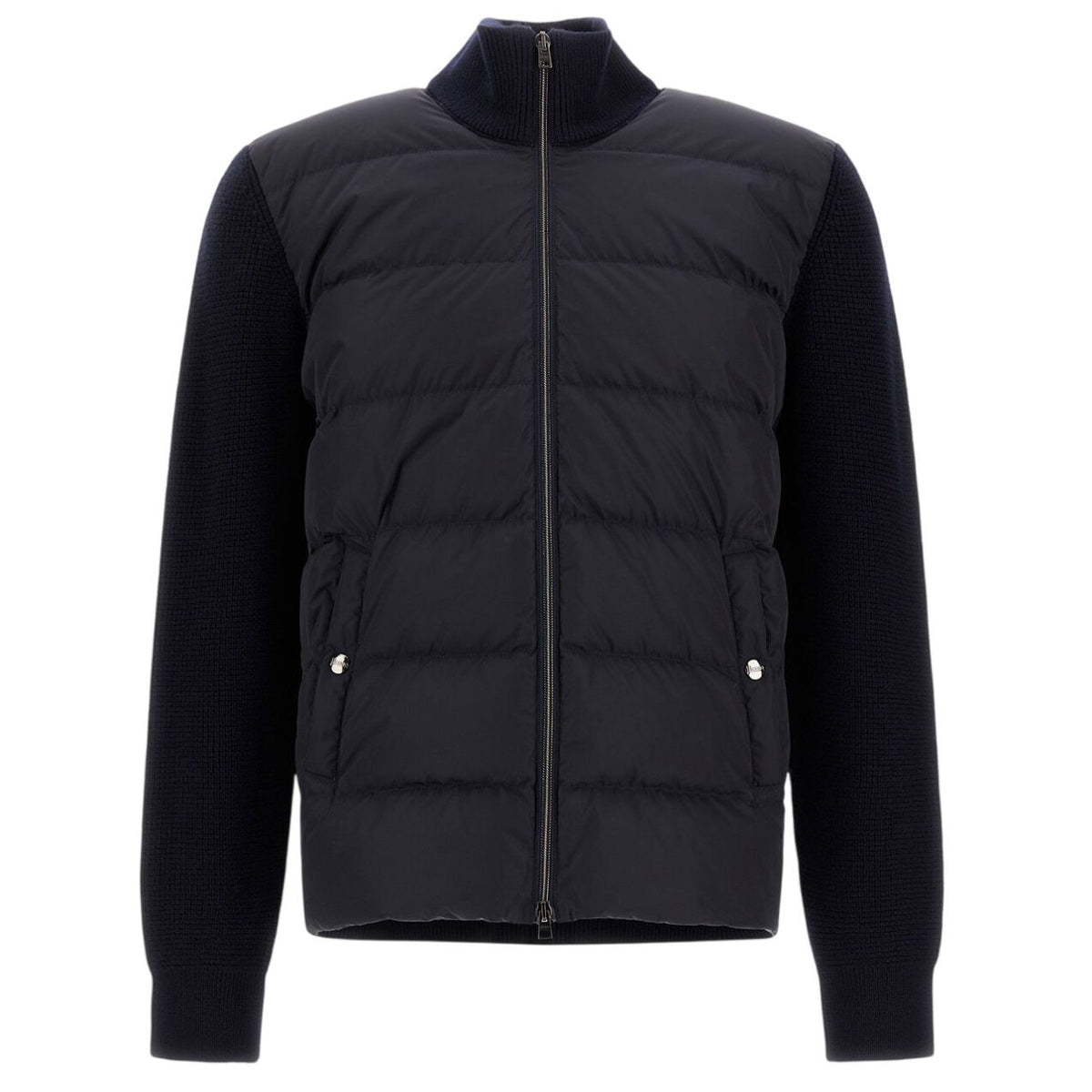 Herno uldcardigan jakke navy