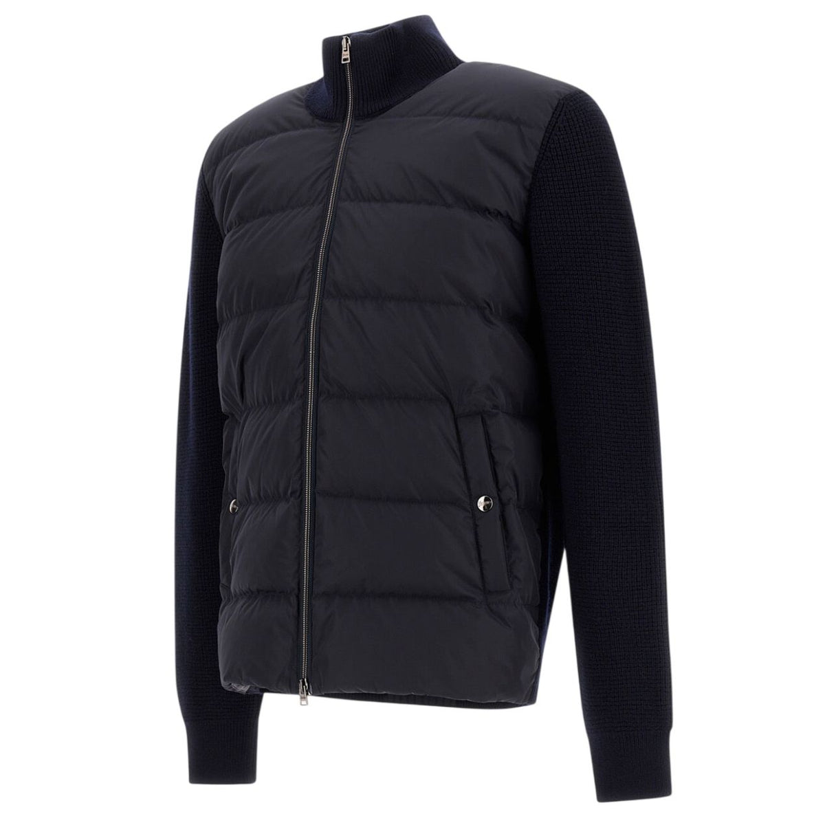 Herno uldcardigan jakke navy