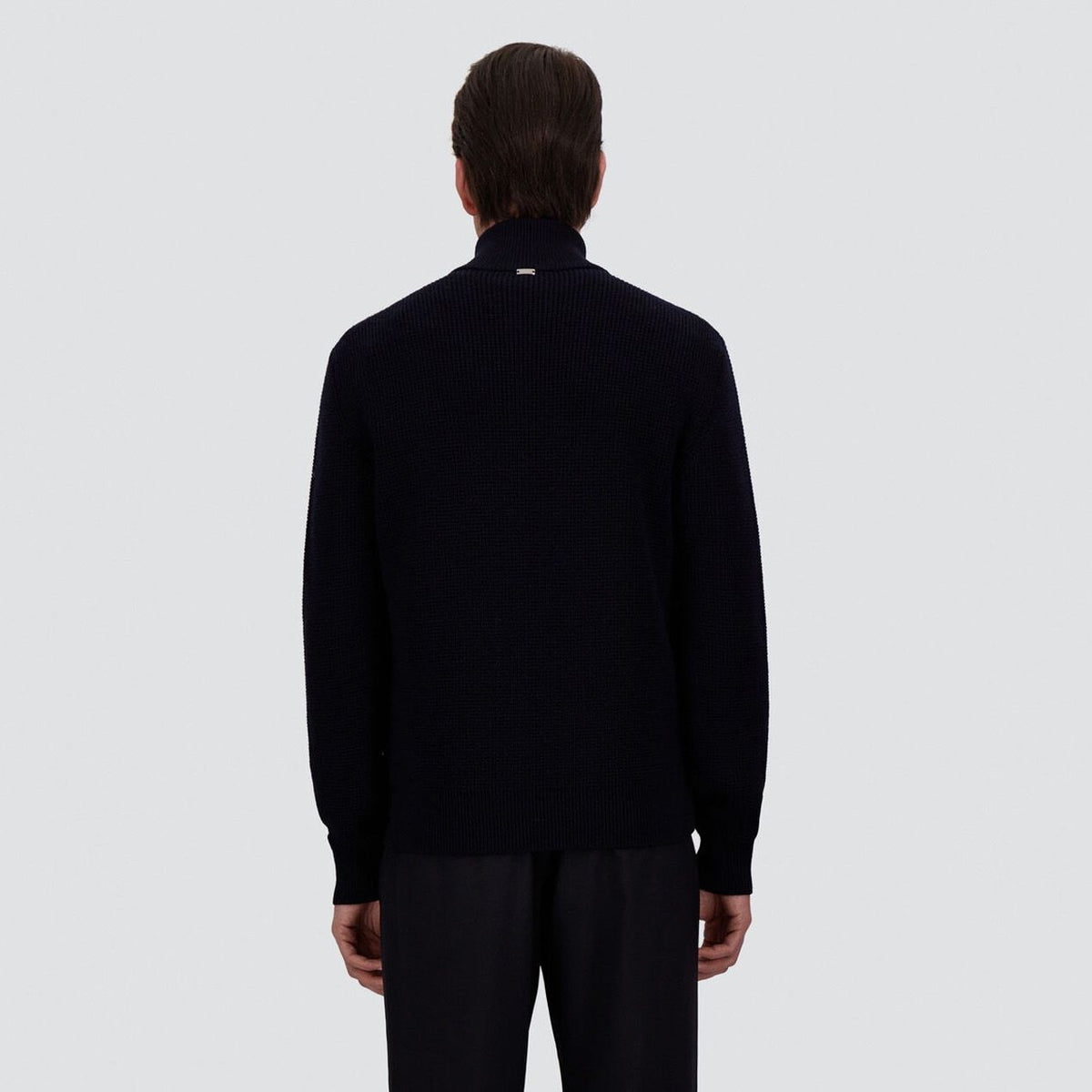 Herno uldcardigan jakke navy