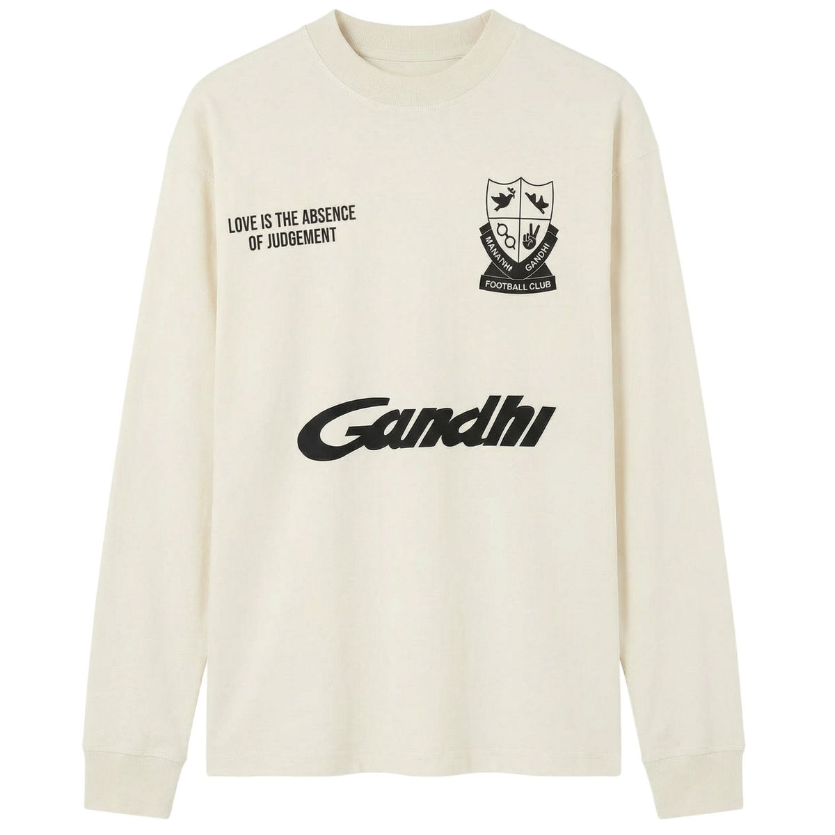 Hopeium Gandhi Longsleeve T-shirt Off White