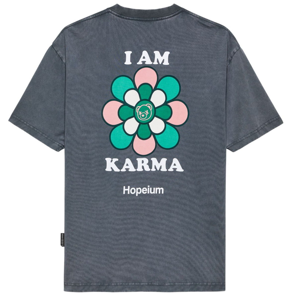 Hopeium I Am Karma T-shirt Antraciet