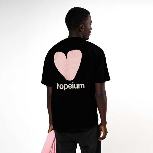Hopeium This Is Yours T-shirt Zwart