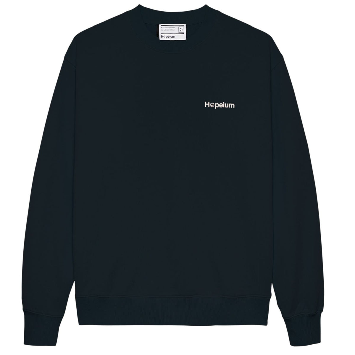 Hopeium Logo Sweater Navy