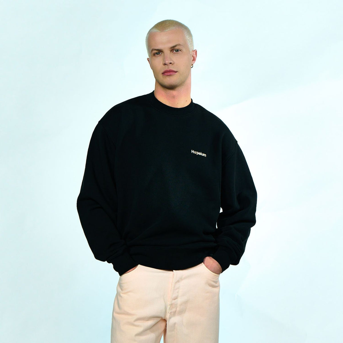 Hopeium Logo Sweater Sort