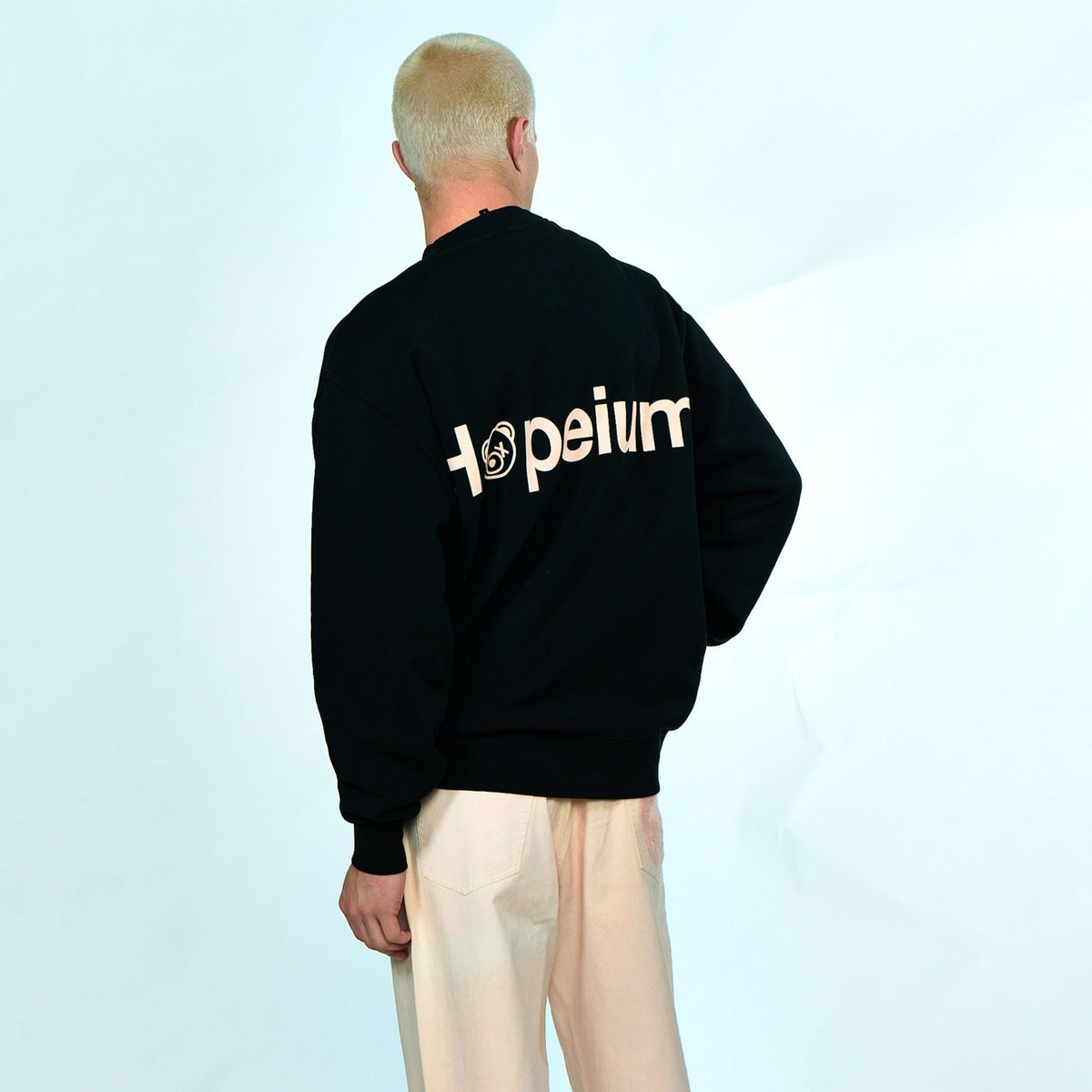 Hopeium Logo Sweater Sort