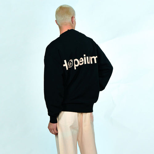 Hopeium Logo Sweater Sort