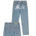 Icecream Check Lined Jeans Blauw