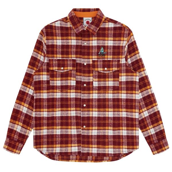 Icecream Flannel Overshirt Rood
