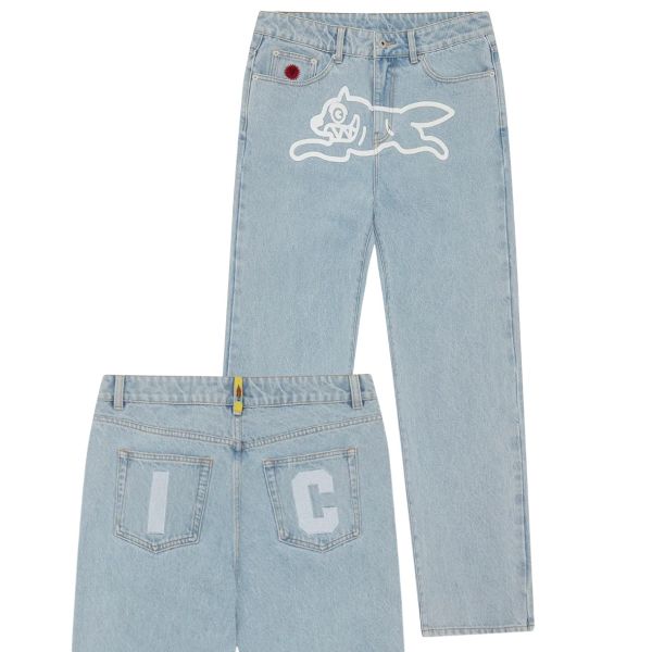Icecream Running Dog Jeans Licht Blauw