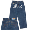 Icecream Running Dog Triple Scoop Jeans Donker Blauw