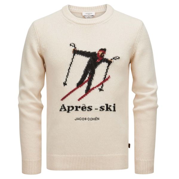 Jacob Cohën Après-Ski Knitted Sweater Off White