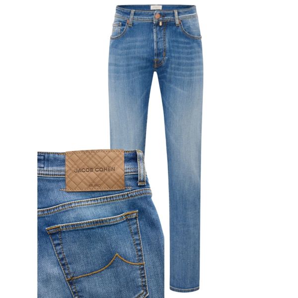 Jacob Cohën Nick Slim Jeans 200D Blauw