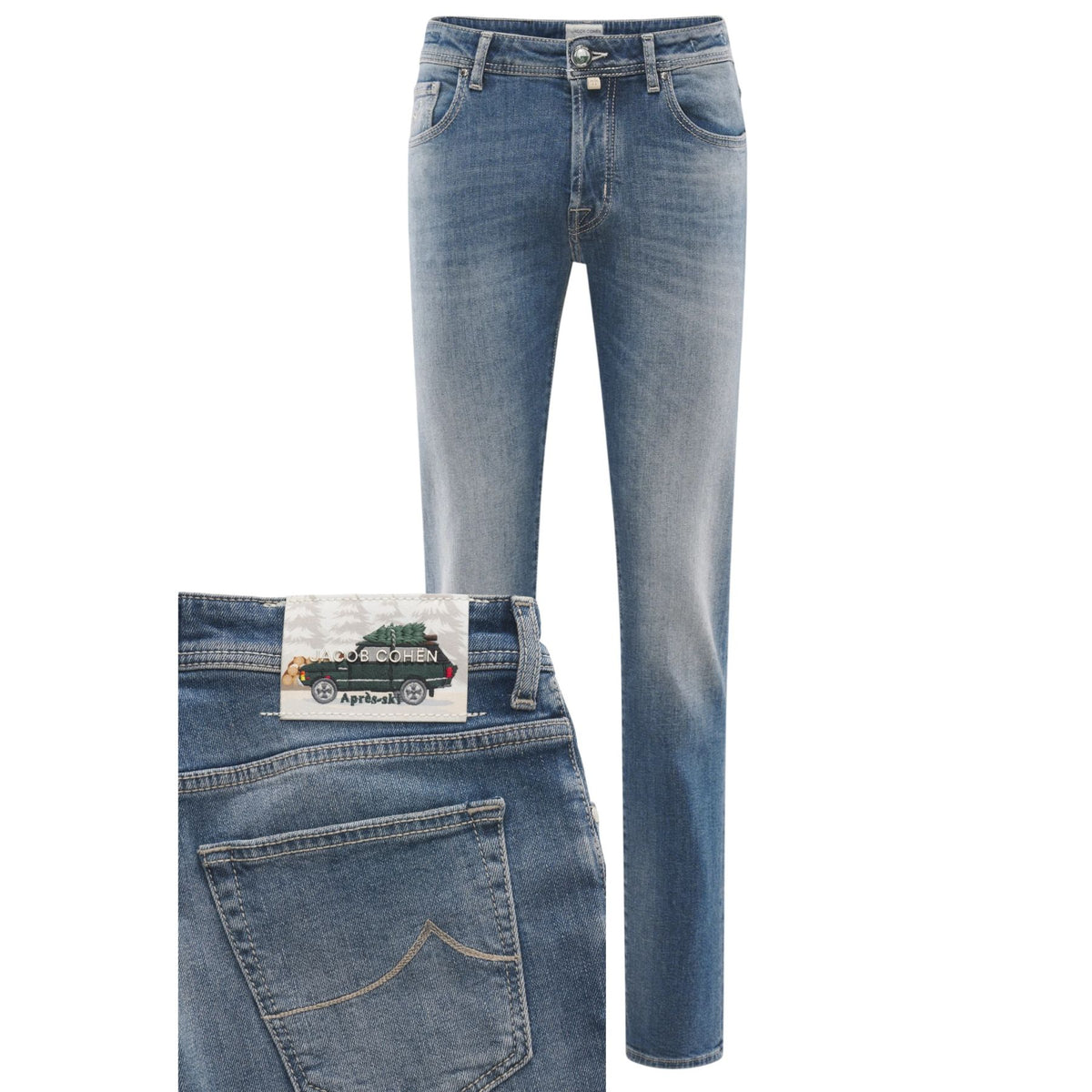 Jacob Cohën Bard Jeans Blå