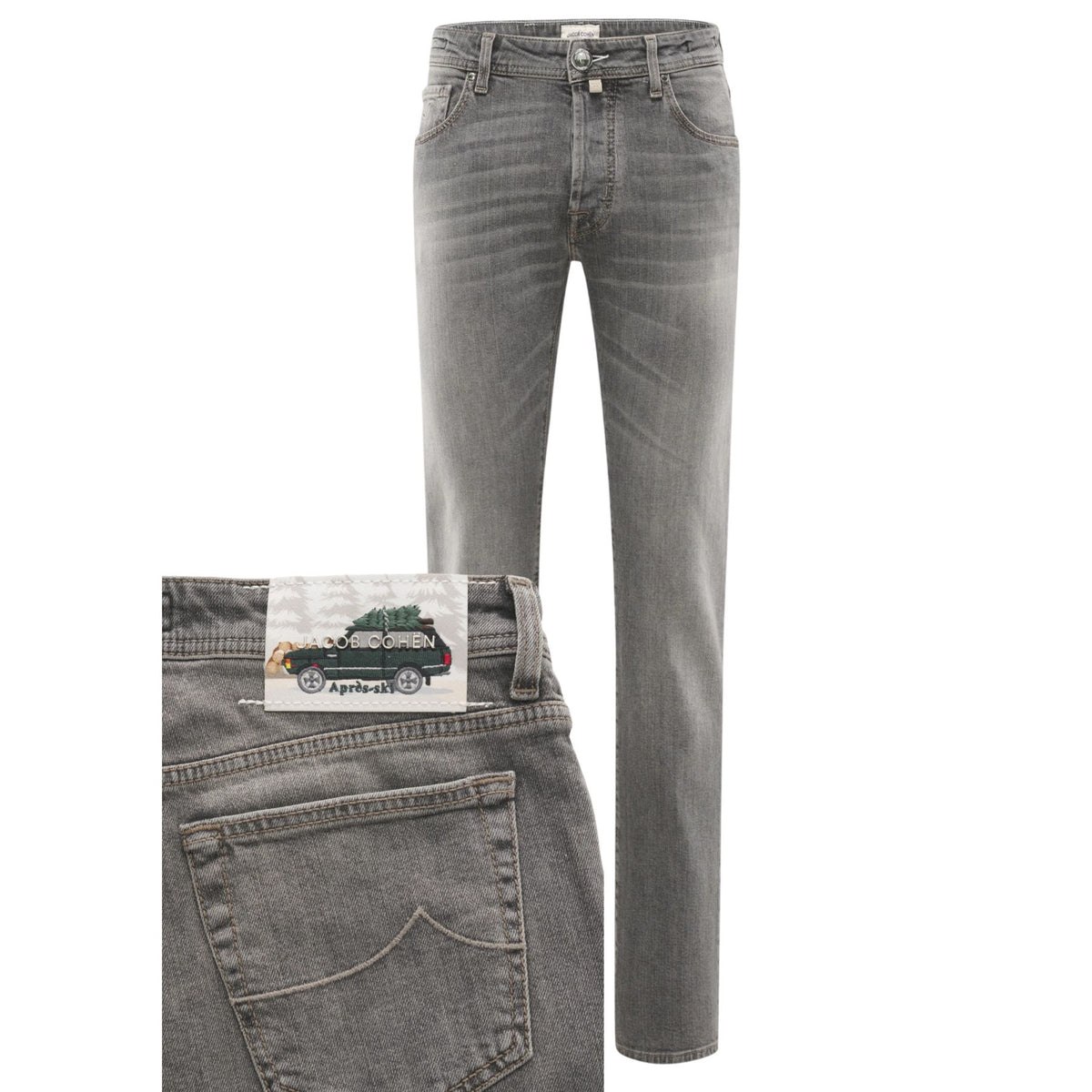 Jacob Cohën Bard Jeans Grå