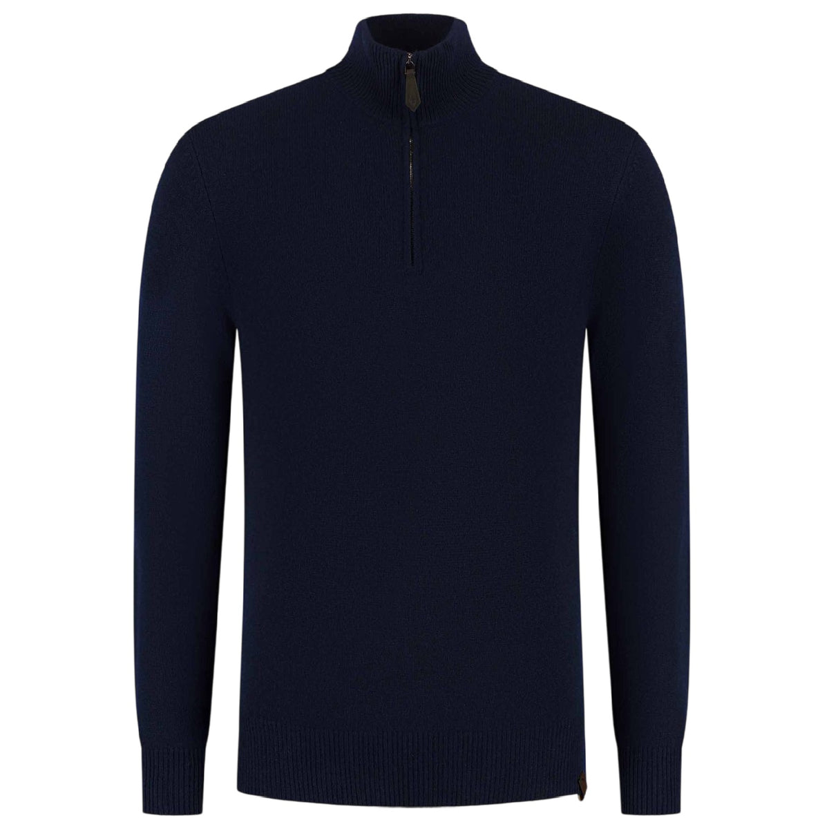 Jacob Cohën Half-Zip Sweater Mørkeblå
