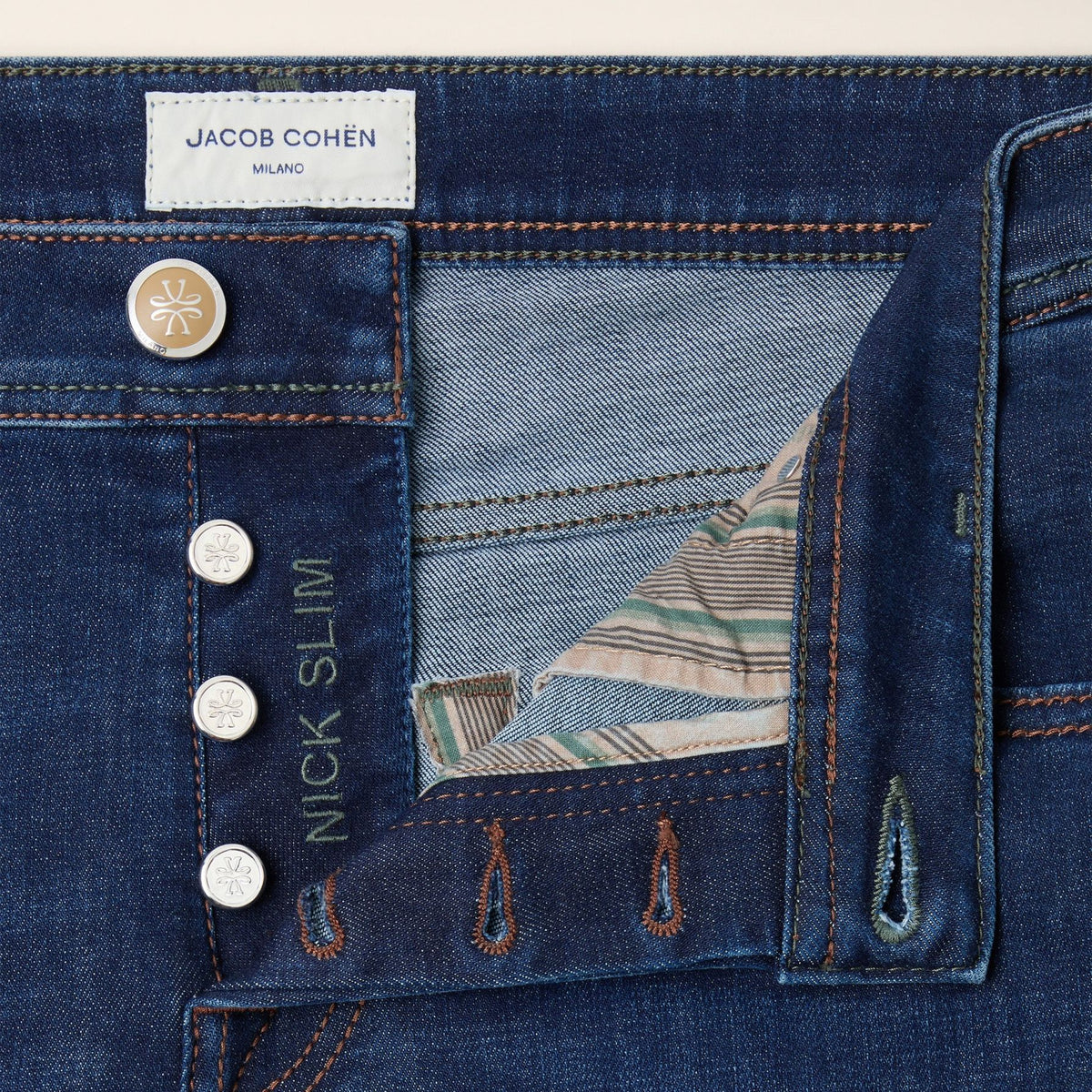 Jacob Cohën Nick Super Slim Jeans Blå