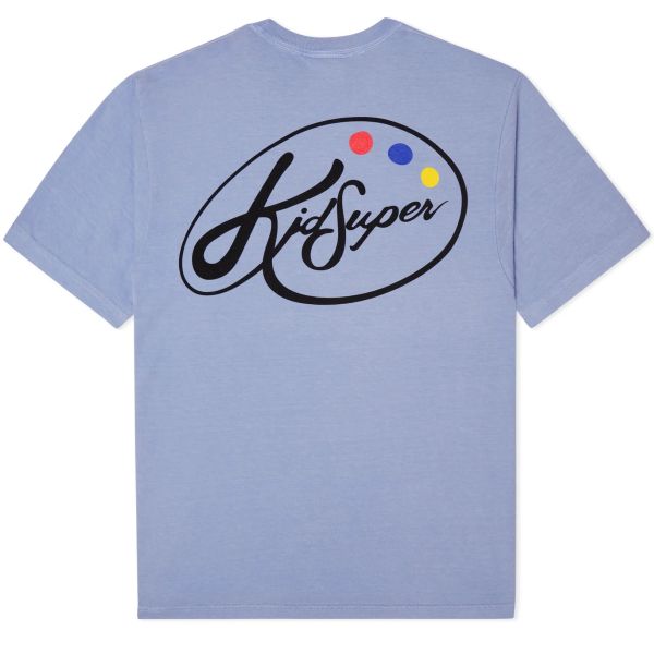 KidSuper Studios Paint Palette T-shirt Blauw