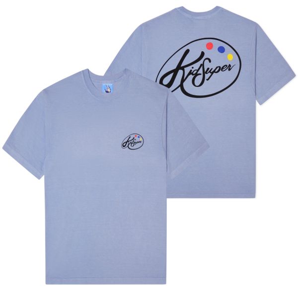 KidSuper Studios Paint Palette T-shirt Blauw