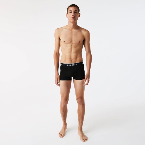 Lacoste 3-Pack Boxer Zwart/Wit/Grijs