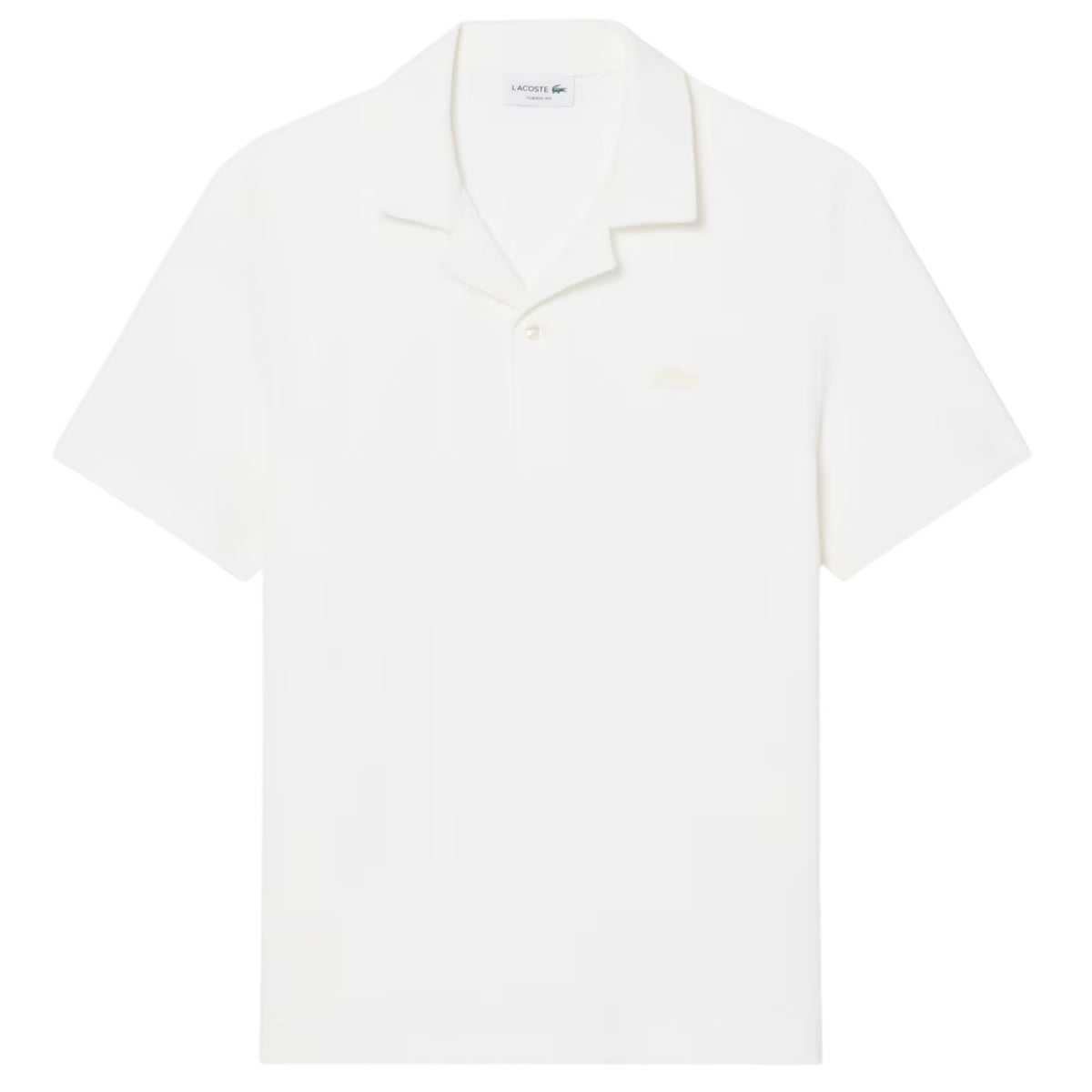 Lacoste Classic Fit Textured Polo Off White