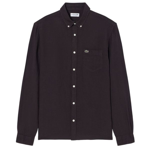 Lacoste Overhemd Bruin