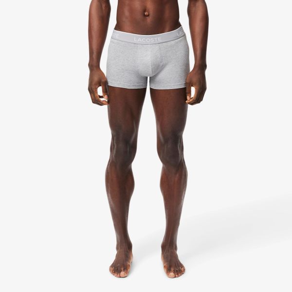 Lacoste Stretch 3-Pack Boxer Wit/Grijs/Zwart