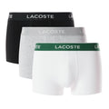 Lacoste Stretch 3-Pack Boxer Wit/Grijs/Zwart