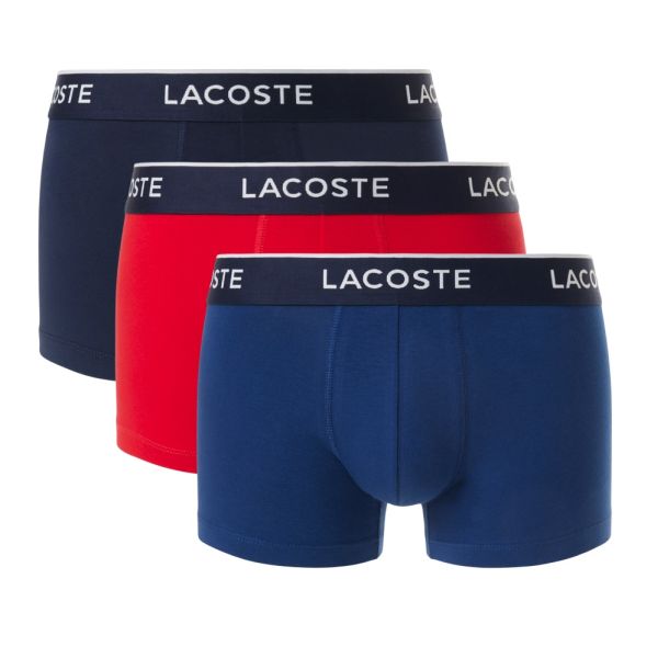 Lacoste Stretch 3-Pack Boxer Navy/Rood