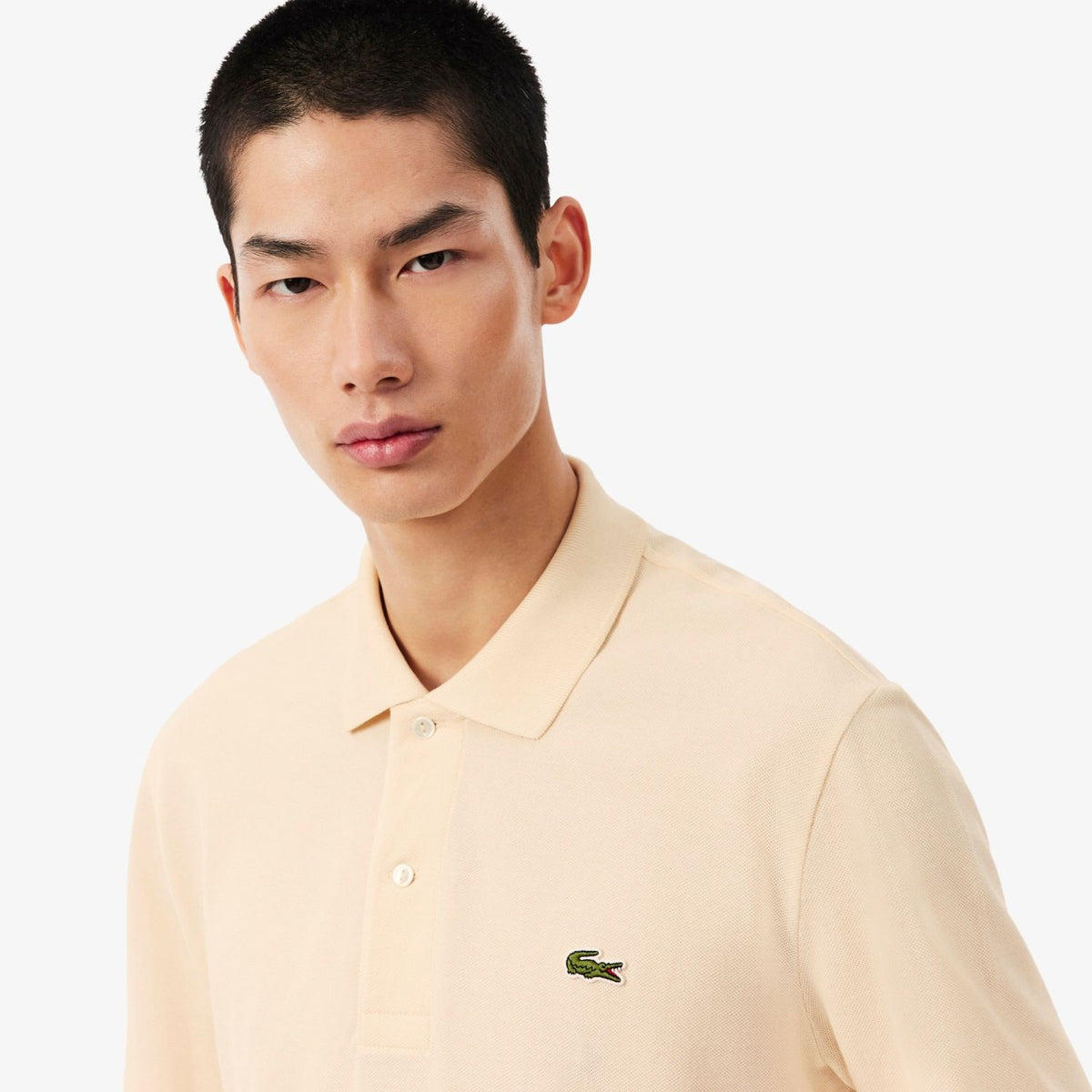 Lacoste Classic Fit Langærmet Polo Beige