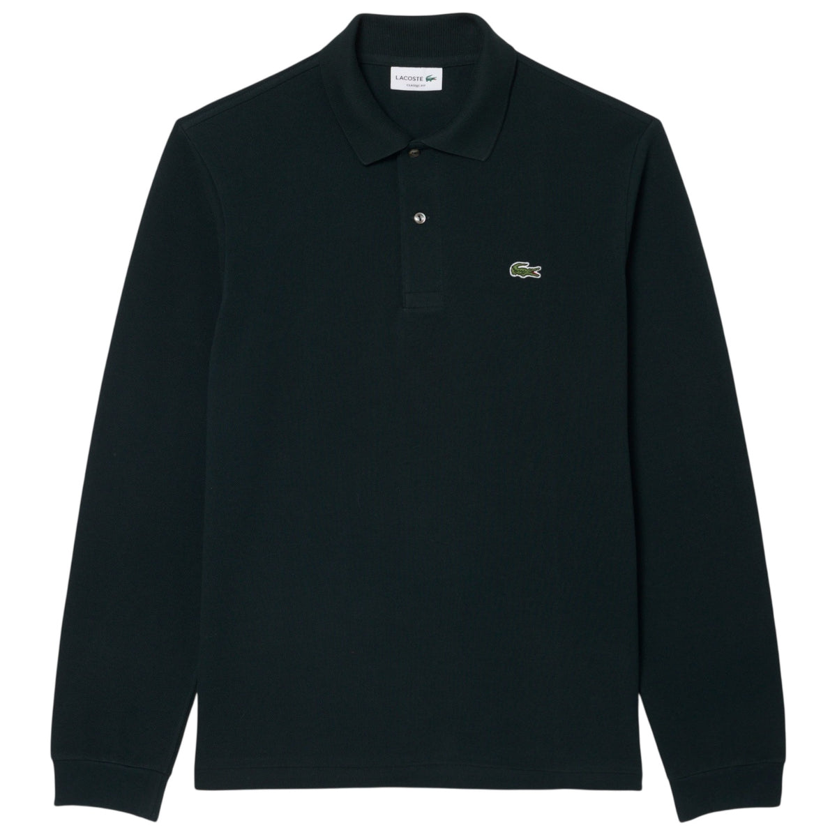 Lacoste Classic Fit Langærmet Polo Mørkegrøn