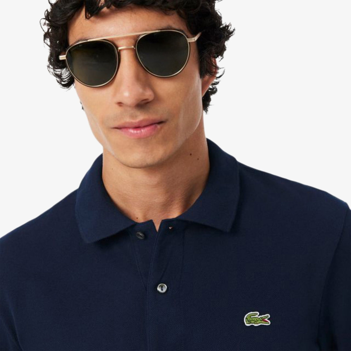 Lacoste Classic Fit Langærmet Polo Navy