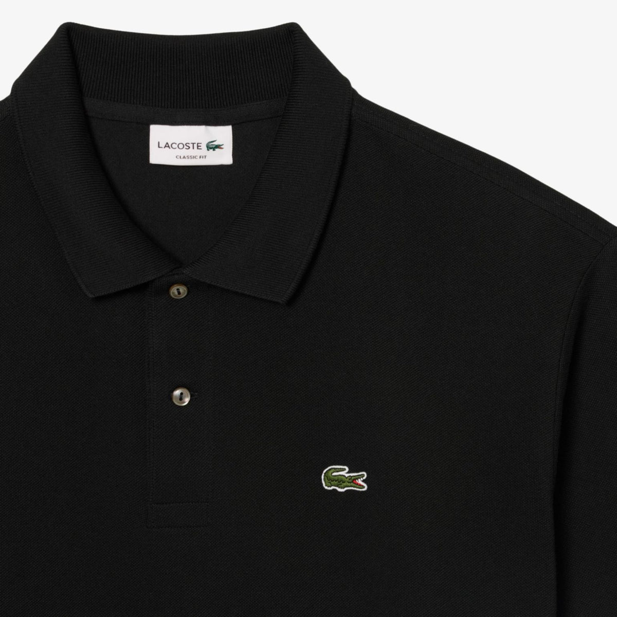 Lacoste Classic Fit Langærmet Polo Sort