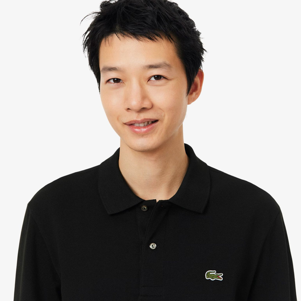 Lacoste Classic Fit Langærmet Polo Sort