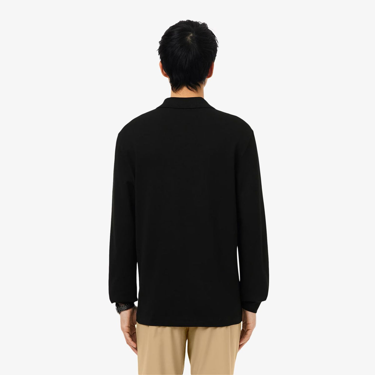 Lacoste Classic Fit Langærmet Polo Sort