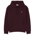 Lacoste fleece-hættetrøje bordeaux